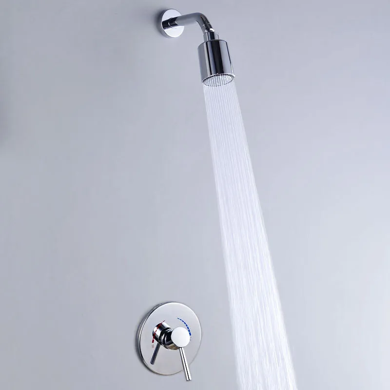Bathroom Shower Faucet Brass In-Wall Shower Mixer Tap Hot and Cold Wall Mounted Bath Shower Faucet Set Chrome Shower Tap
Bathroom Shower Faucet Brass In-Wall Shower Mixer Tap Hot and Cold Wall Mounted Bath Shower Faucet Set Chrome Shower Tap