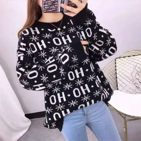 Autumn and winter new Korean version loose and lazy retro Pullover and long sleeve knitted bottoming shirt
Autumn and winter new Korean version loose and lazy retro Pullover and long sleeve knitted bottoming shirt