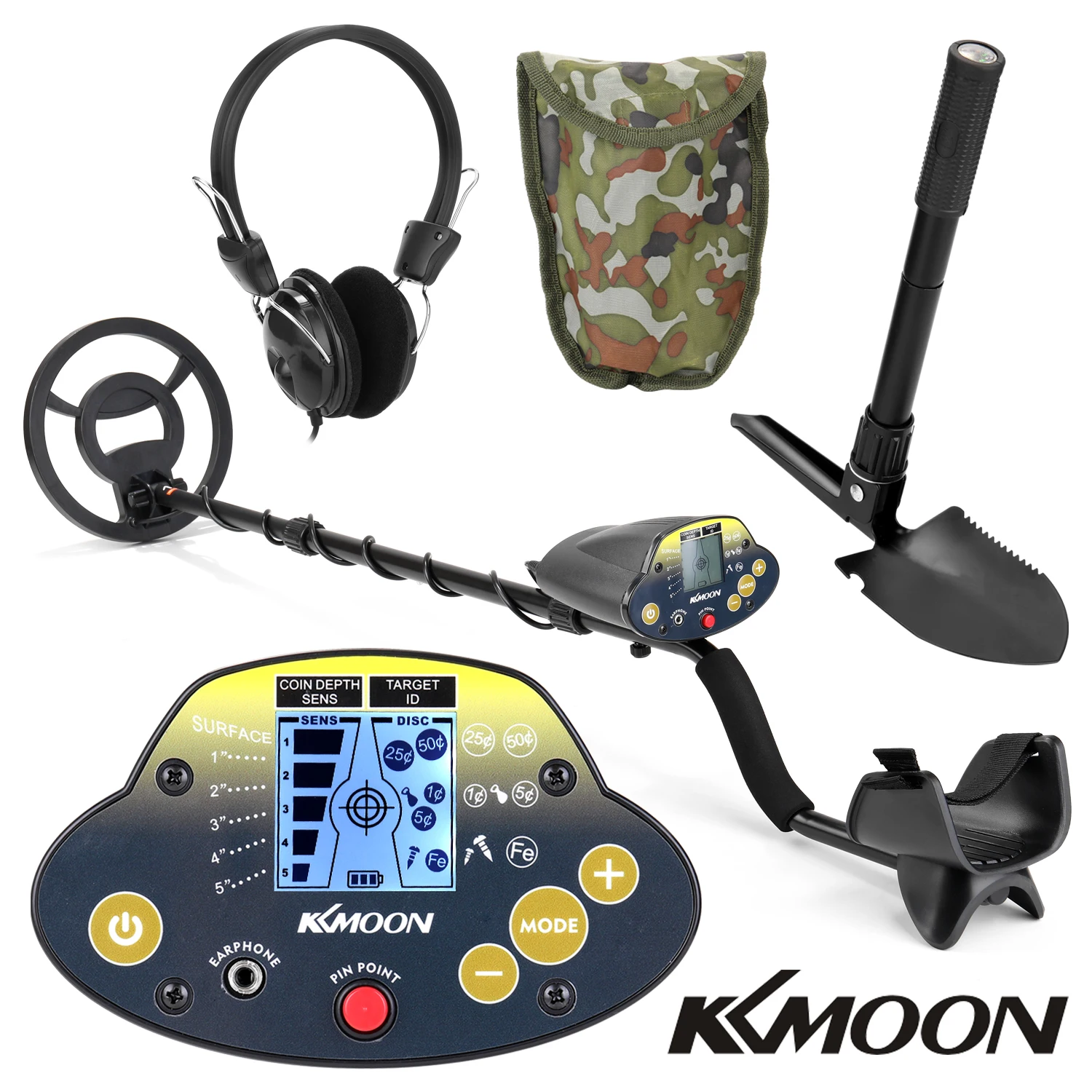KKmoon MD-5030KK Портативный легко Установка подземный детектор металла ювелирных изделий сокровище на открытом воздухе из золотистого металла и...
KKmoon MD-5030KK Портативный легко Установка подземный детектор металла ювелирных изделий сокровище на открытом воздухе из золотистого металла и...