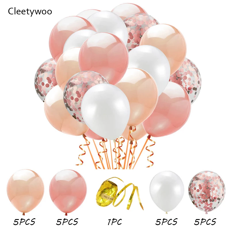 Rose Gold Balloons Confetti Air Ballons Set Helium Balloons Baby Shower Birthday Party Decoration Wedding Anniversary Balloons
Rose Gold Balloons Confetti Air Ballons Set Helium Balloons Baby Shower Birthday Party Decoration Wedding Anniversary Balloons