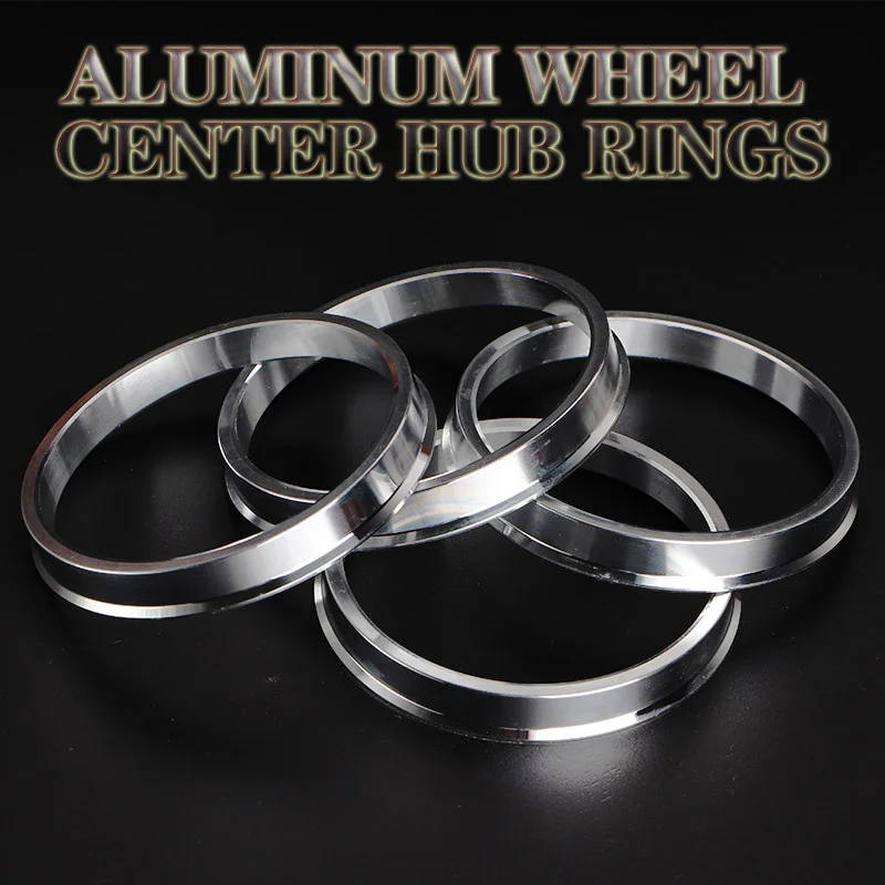 

4Pieces/set Aluminum Hub Rings Hub Centric Rings Wheel Bore 57.1-60.1、57.1-66.1、57.1-67.1、58.1-67.1、58.1-73.1mm