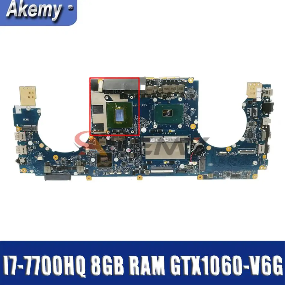 S5VM for ASUS ROG S5V GL502VML GL502VMK GL502VM laptop motherboard GL502VMZ notebook mainboard I7-7700HQ CPU 8GB RAM GTX1060-V6G
S5VM for ASUS ROG S5V GL502VML GL502VMK GL502VM laptop motherboard GL502VMZ notebook mainboard I7-7700HQ CPU 8GB RAM GTX1060-V6G