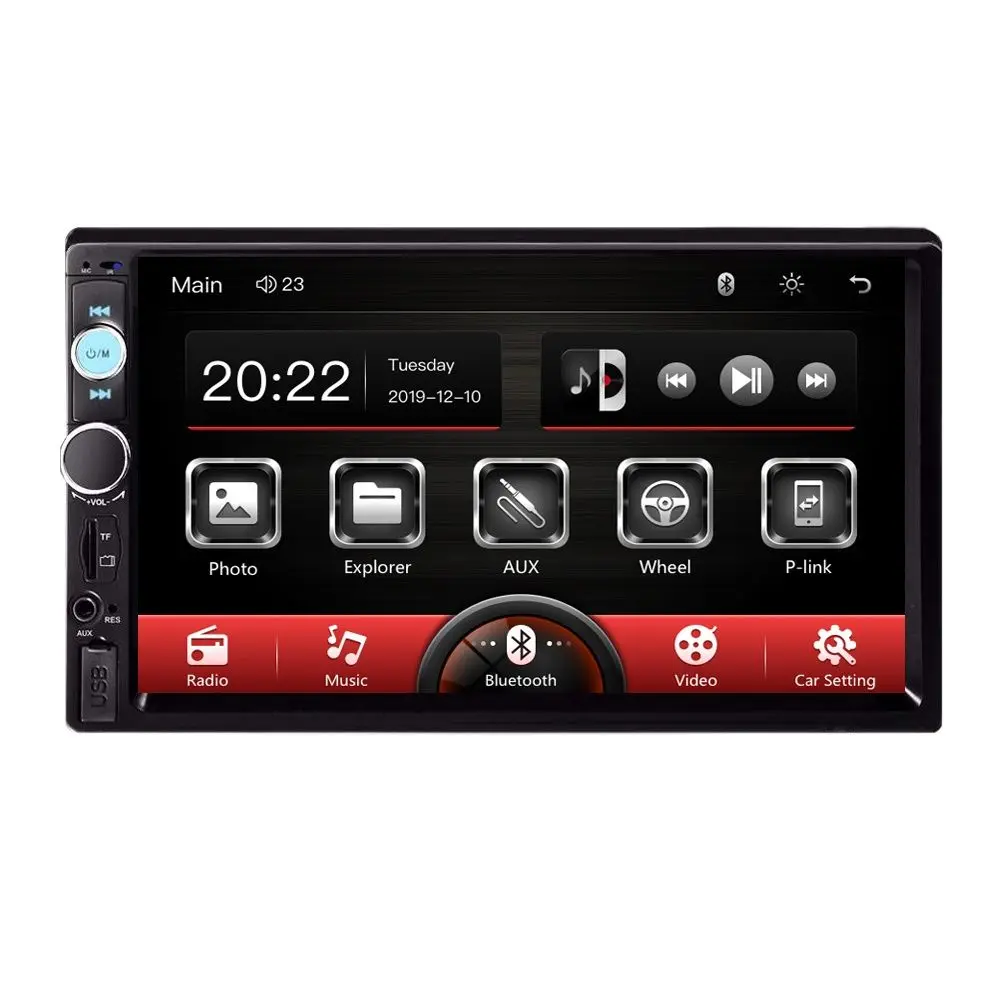 Автомагнитола 2 Din, с сенсорным экраном 7 дюймов, MP5, Bluetooth, USB, FM, AM, мультимедийный плеер, камера заднего вида, 2020
Автомагнитола 2 Din, с сенсорным экраном 7 дюймов, MP5, Bluetooth, USB, FM, AM, мультимедийный плеер, камера заднего вида, 2020