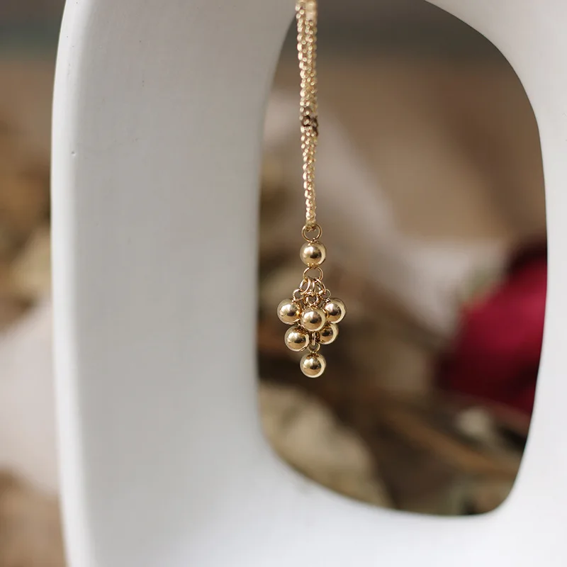 2021 Gold Grape Tassel Pendant Necklace Short Chain 18 k Gold Plated Fashion Stainless Steel Woman Girl Gift Accessory Washable
2021 Gold Grape Tassel Pendant Necklace Short Chain 18 k Gold Plated Fashion Stainless Steel Woman Girl Gift Accessory Washable