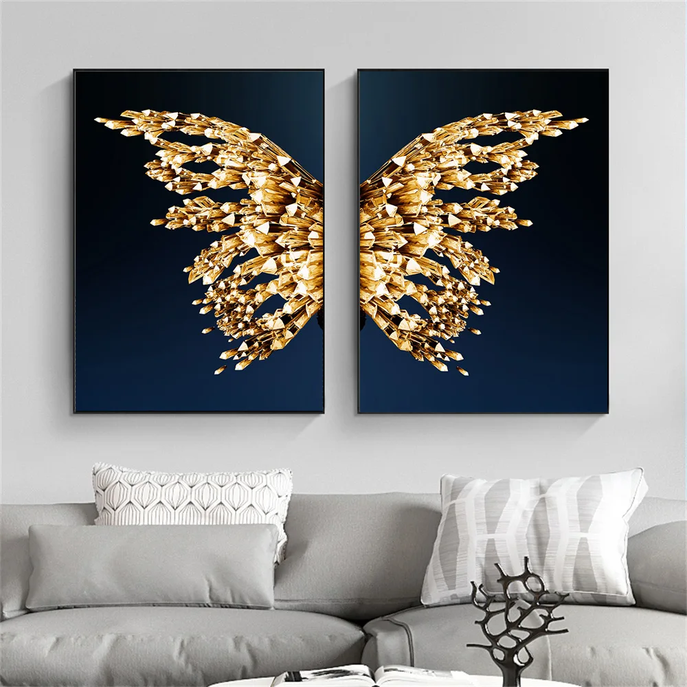 Modern Golden Butterfly Wall Art Poster Living Room Bedroom Decoration Luxury Canvas Print Painting Nordic Pictures Home Decor
Modern Golden Butterfly Wall Art Poster Living Room Bedroom Decoration Luxury Canvas Print Painting Nordic Pictures Home Decor
