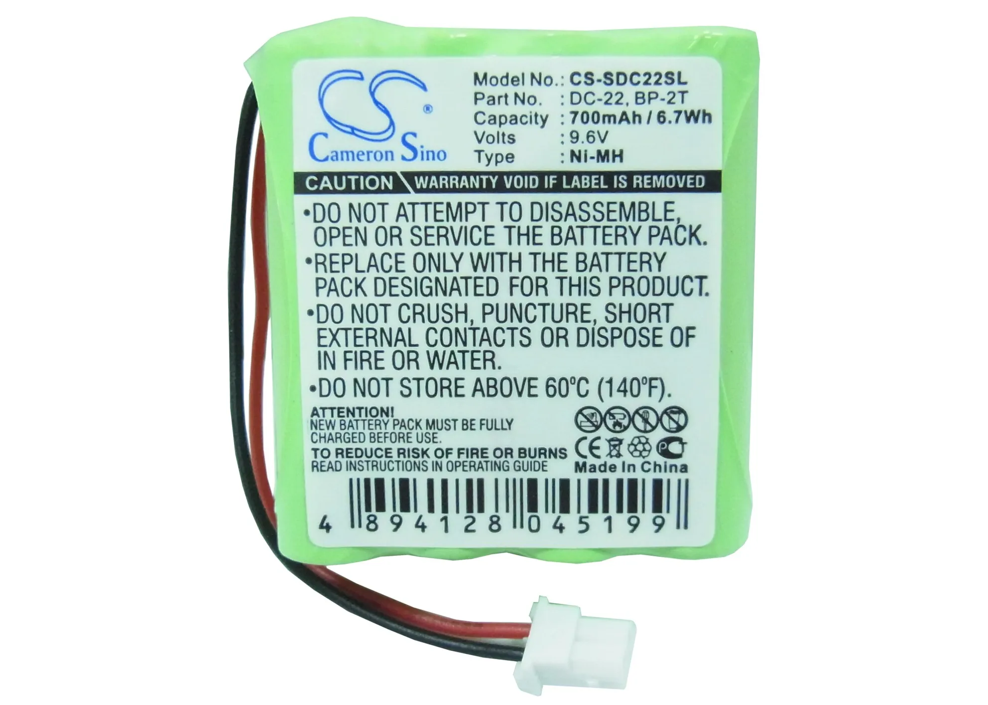 Аккумулятор Cameron Sino 700 мАч для передатчика SportDog 1400NCP,1500NCP,1600NCP,1700NCP,1800NC,1802NC, 1803NC,1804NC , DC-22
Аккумулятор Cameron Sino 700 мАч для передатчика SportDog 1400NCP,1500NCP,1600NCP,1700NCP,1800NC,1802NC, 1803NC,1804NC , DC-22