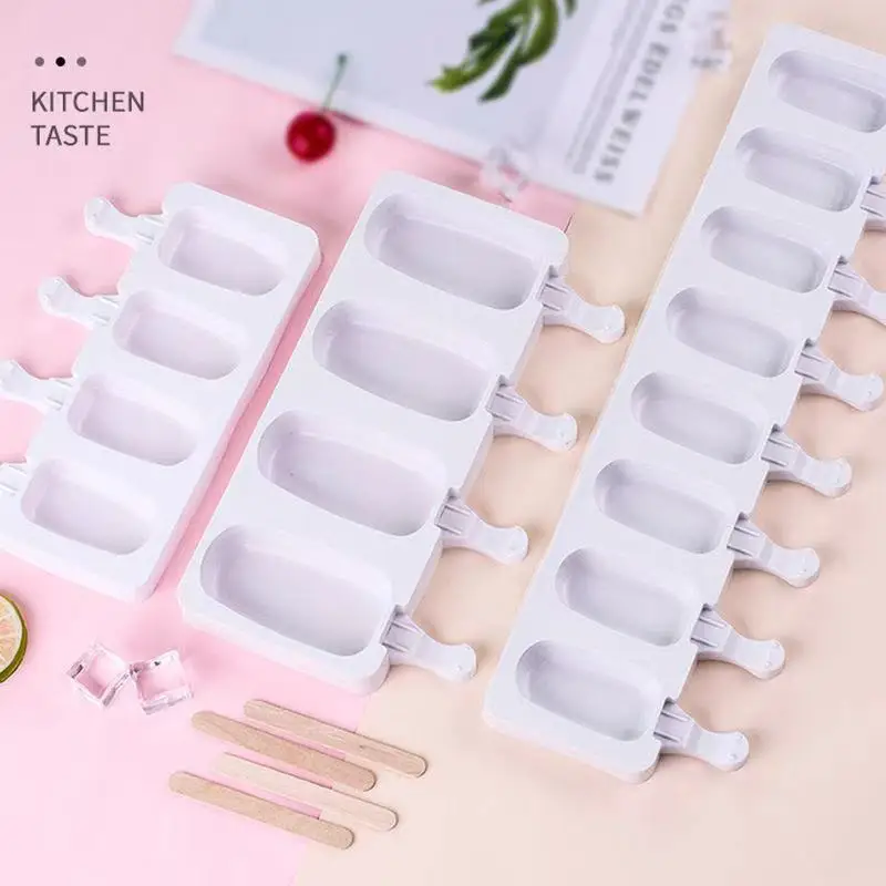 Silicone Ice Cream Mold DIY Homemade Popsicle Molds Freezer Juice 4 Cell Big Size Ice Cube Tray Popsicle Barrel Maker Mould Tool
Silicone Ice Cream Mold DIY Homemade Popsicle Molds Freezer Juice 4 Cell Big Size Ice Cube Tray Popsicle Barrel Maker Mould Tool