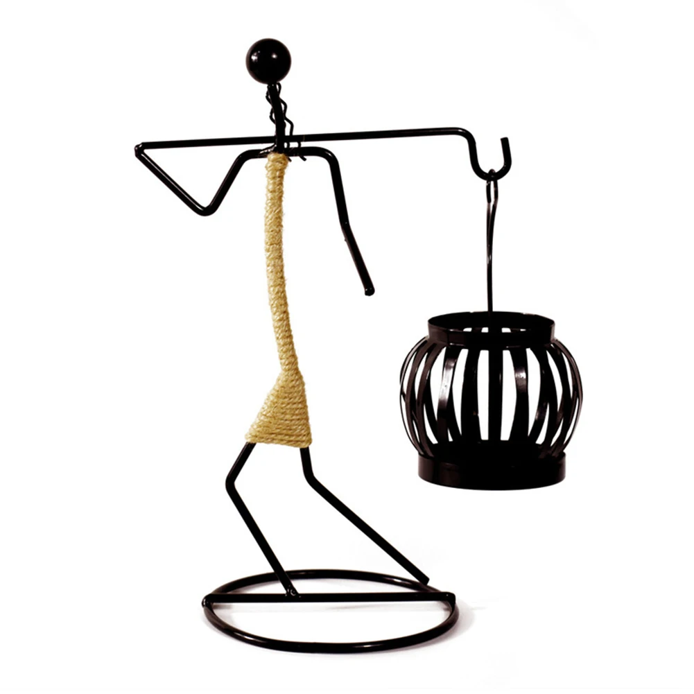 Vintage Nordic Style Metallic Candle Holder Abstract Sculpture Handmade Figurines Crafts Candlestick Home Decoration Art Gift
Vintage Nordic Style Metallic Candle Holder Abstract Sculpture Handmade Figurines Crafts Candlestick Home Decoration Art Gift