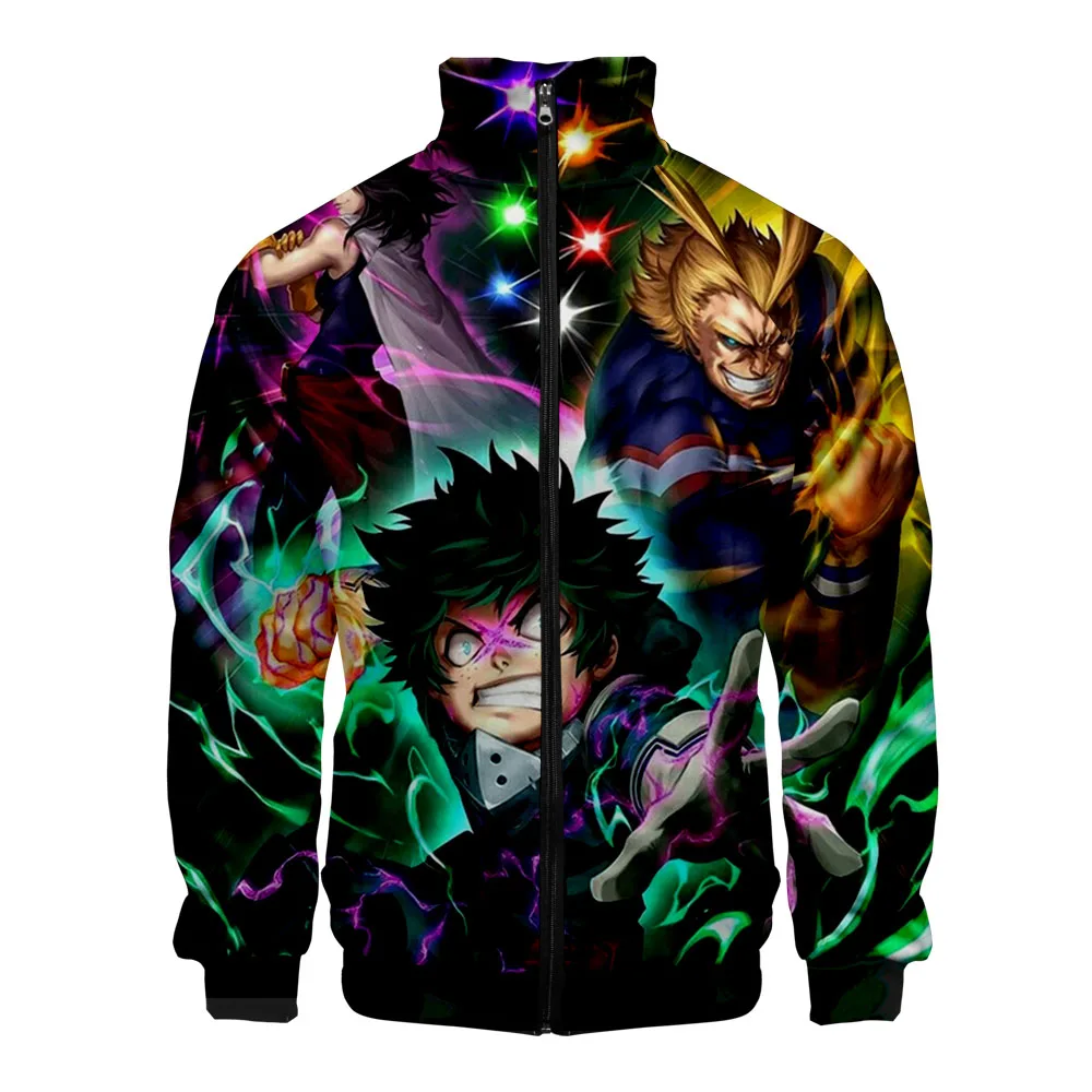 Harajuku Kawaii 3D Boku No Hero Academia 4 Jacket Men Slim Fit Windbreaker Women Zipper Jacket Streetwear Stand Collar 3D Jacket
Harajuku Kawaii 3D Boku No Hero Academia 4 Jacket Men Slim Fit Windbreaker Women Zipper Jacket Streetwear Stand Collar 3D Jacket