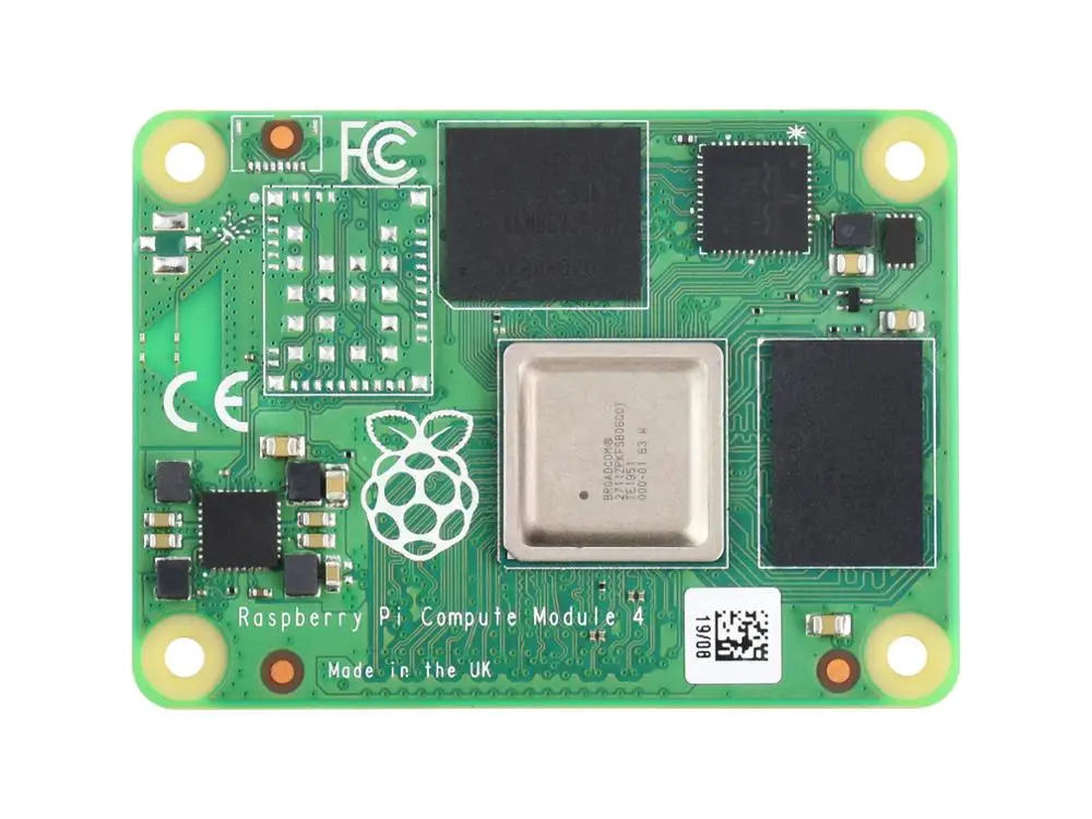 Raspberry Pi Compute Module 4, The Power Of Raspberry Pi 4 In A Compact Form Factor, No WIFI Module, 1GBRAM, Options For EMMC 
Raspberry Pi Compute Module 4, The Power Of Raspberry Pi 4 In A Compact Form Factor, No WIFI Module, 1GBRAM, Options For EMMC