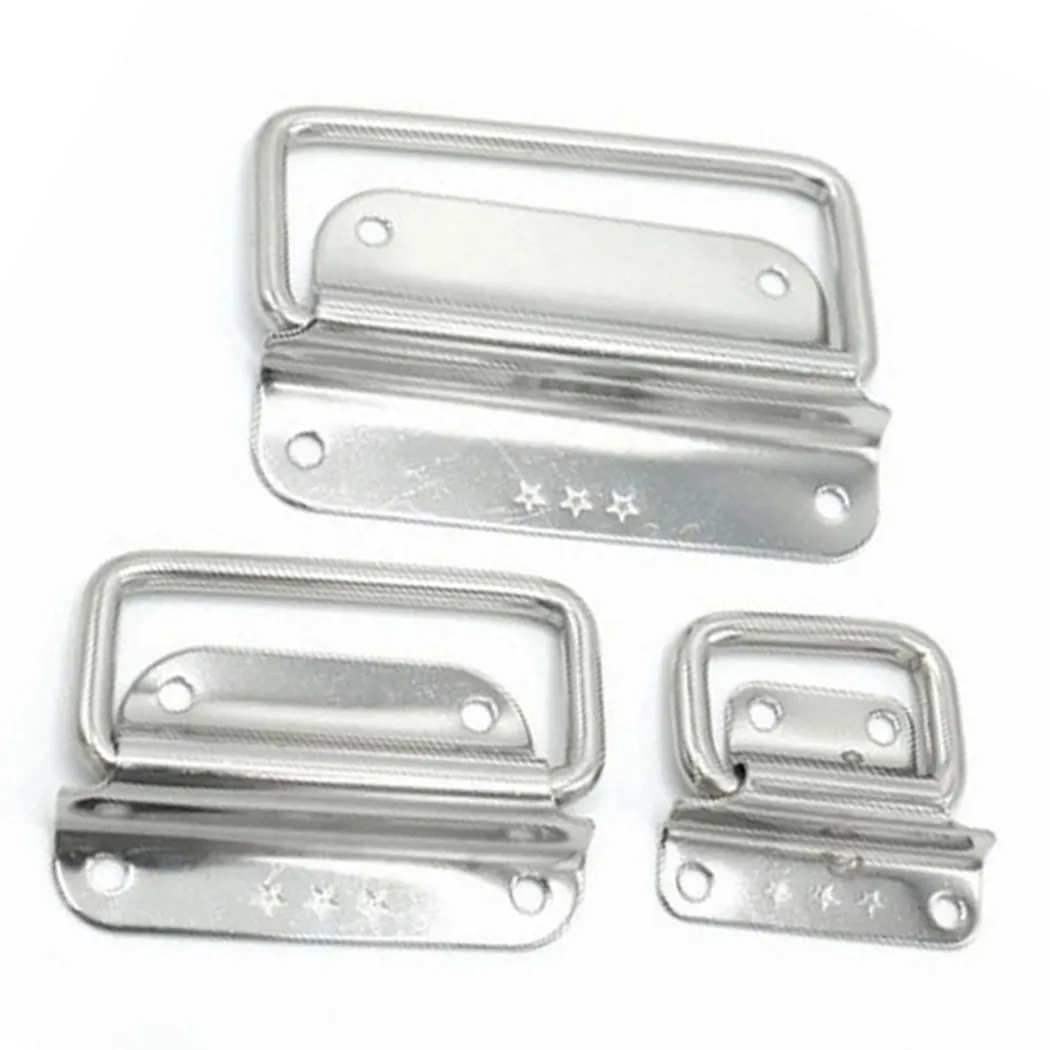 1 X Hardware Handle Luggage Accessories For Toolbox Chest Case Stainless Steel 90 Degree Folding Pull Handle 100mm Long
1 X Hardware Handle Luggage Accessories For Toolbox Chest Case Stainless Steel 90 Degree Folding Pull Handle 100mm Long