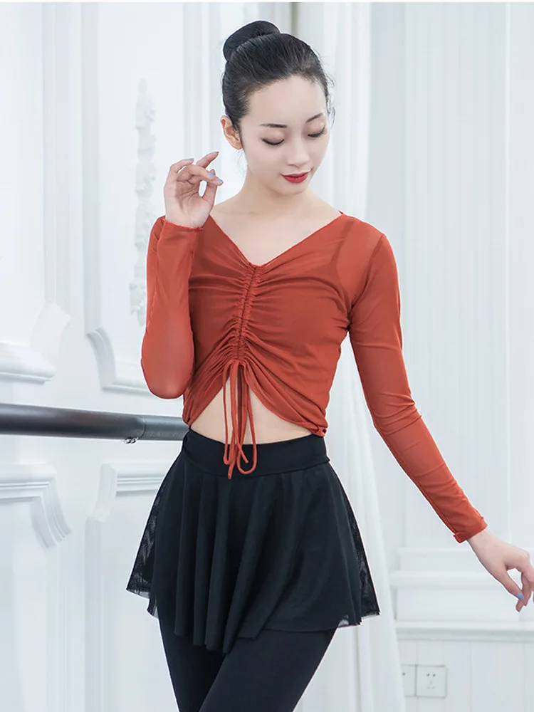 Ballet Net Gauze Top, Classical Dance Gauze Dance Practice Clothes, Adult Long-sleeved Outer Wear
Ballet Net Gauze Top, Classical Dance Gauze Dance Practice Clothes, Adult Long-sleeved Outer Wear