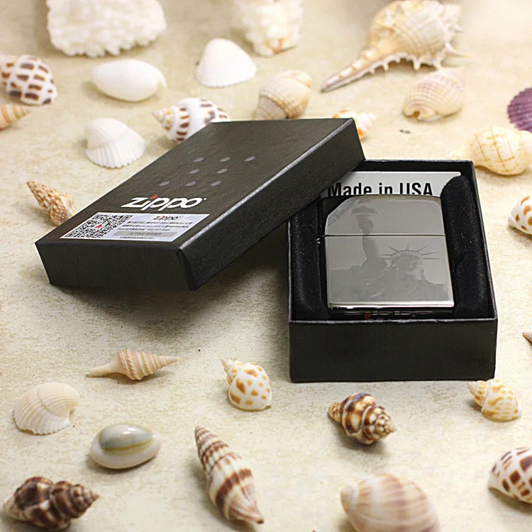 Genuine Zippo oil lighter copper windproof Black ice goddess cigarette Kerosene lighters Gift With anti-counterfeiting code
Genuine Zippo oil lighter copper windproof Black ice goddess cigarette Kerosene lighters Gift With anti-counterfeiting code