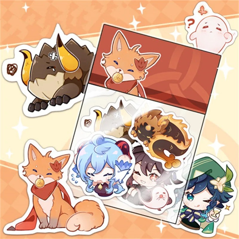 Popular Classic Anime Genshin Impact Cosplay Klee Hu Tao Barbatos Paimon Elf Element Pet Surrounding Project Doujin Stickers
Popular Classic Anime Genshin Impact Cosplay Klee Hu Tao Barbatos Paimon Elf Element Pet Surrounding Project Doujin Stickers