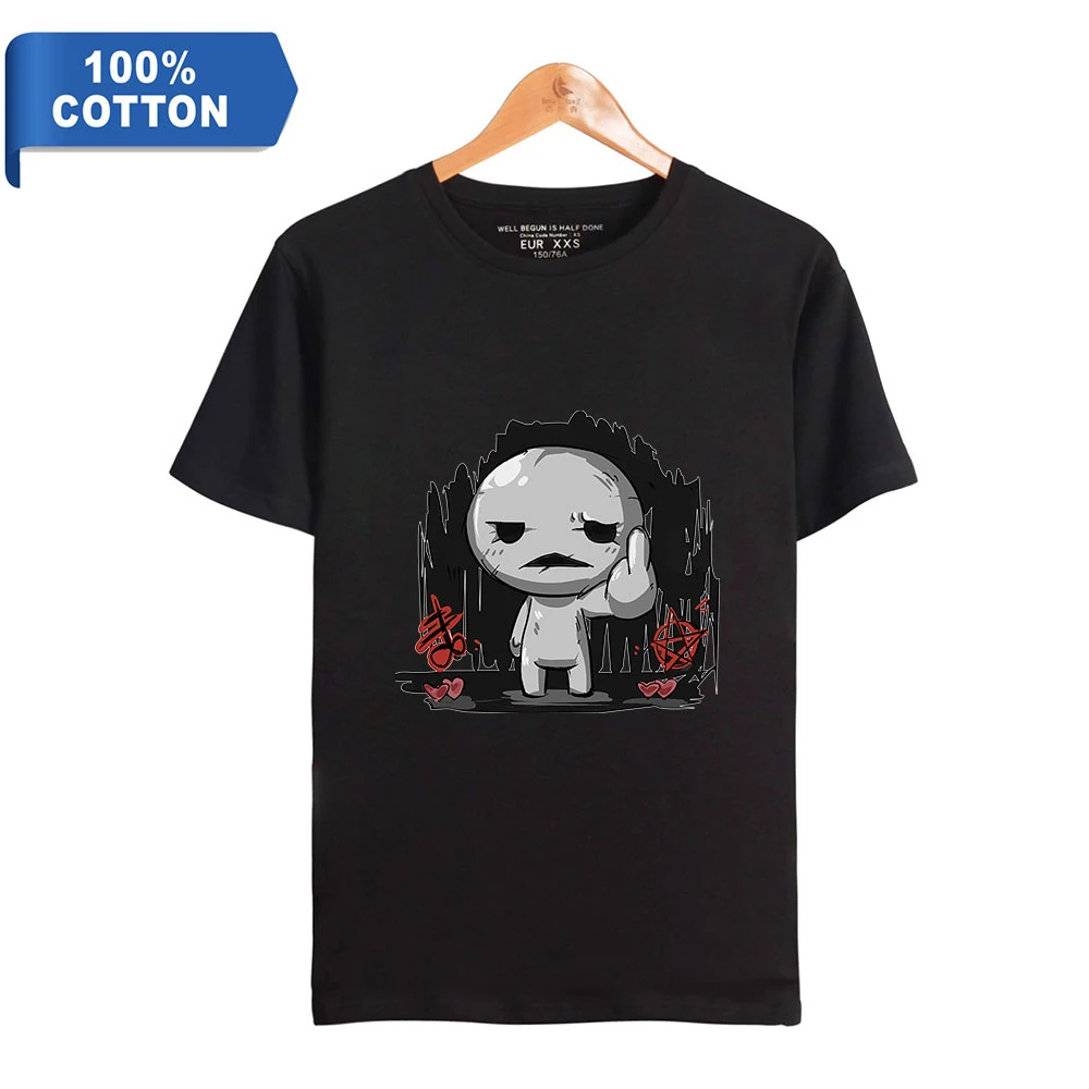 The Binding of Isaac Fashion Prints 100% Cotton T-shirt Men Summer Short Sleeve Tshirt Hot Sale Casual Streetwear T shirt
The Binding of Isaac Fashion Prints 100% Cotton T-shirt Men Summer Short Sleeve Tshirt Hot Sale Casual Streetwear T shirt