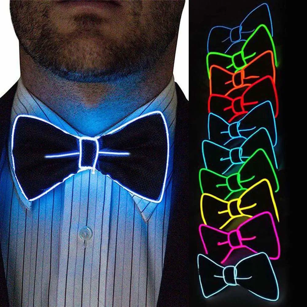 Светодиодный светильник галстук-бабочка модный идеально подходит для рождества