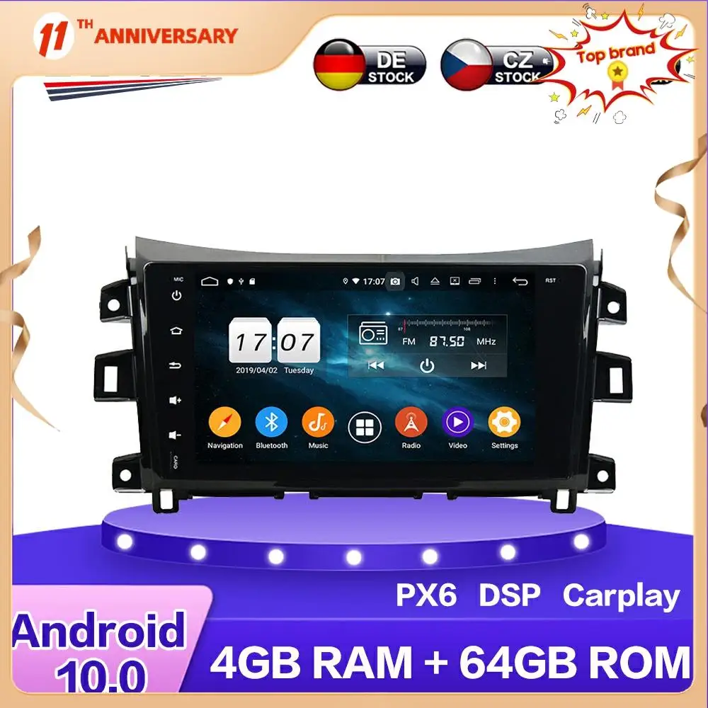 For NISSAN NP300 Navara Terra Android 10.0 PX6 Car Multimedia DVD Player 64GB Auto GPS Navigation Stereo radio DSP Carplay WIFI
For NISSAN NP300 Navara Terra Android 10.0 PX6 Car Multimedia DVD Player 64GB Auto GPS Navigation Stereo radio DSP Carplay WIFI