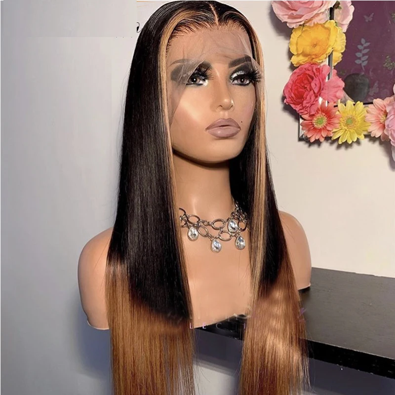 Brazilian Hair Ombre Brown Color Adjustable Strap Lace Front Wigs Natural Hairline 13*4/6 Straight Human Remy Hair 180% Density
Brazilian Hair Ombre Brown Color Adjustable Strap Lace Front Wigs Natural Hairline 13*4/6 Straight Human Remy Hair 180% Density