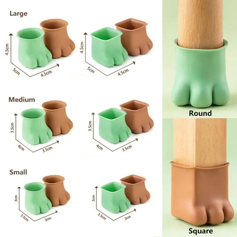 4pcs Cut Cat Paw Silicone Furniture Leg Protection Pad Chair Table Feet Pad Feet Caps Anti Chair Floor Protection Mat For Home
4pcs Cut Cat Paw Silicone Furniture Leg Protection Pad Chair Table Feet Pad Feet Caps Anti Chair Floor Protection Mat For Home