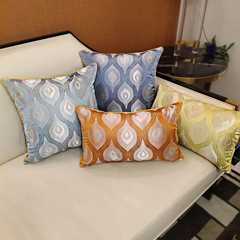 High Quality Peacock Feather Pillowcase Rayon Pillowcase Home Decoration Pillowcase 45x45cm/30x48cm Blue Ivory Orange Dark Green
High Quality Peacock Feather Pillowcase Rayon Pillowcase Home Decoration Pillowcase 45x45cm/30x48cm Blue Ivory Orange Dark Green