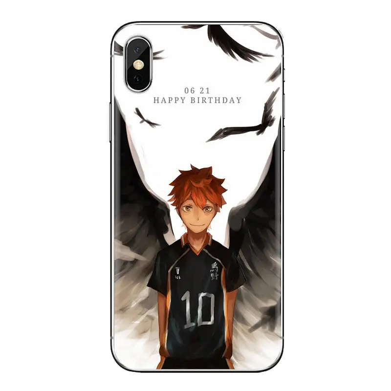Прозрачный ТПУ чехол Haikyuu hinata shoyo для Sony Xperia Z Z1 Z2 Z3 Z5 compact M2 M4 M5 E3 T3 XA Aqua LG G4 G5 G3 G2