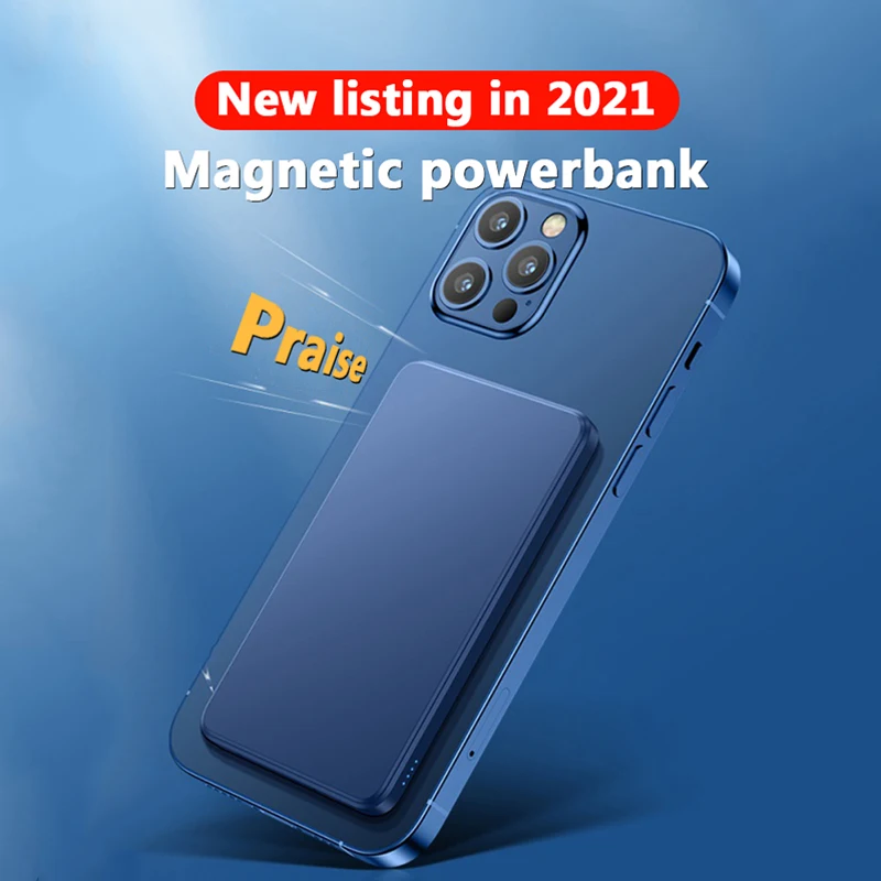10000mAh Magnetic Wireless Power Bank Magnetic PowerBank 15W Fast Charging External Battery For iPhone12 Pro Max Mini Charger
10000mAh Magnetic Wireless Power Bank Magnetic PowerBank 15W Fast Charging External Battery For iPhone12 Pro Max Mini Charger
