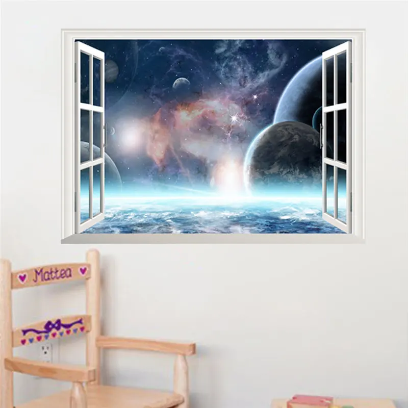 Creative Space Planet Nebula Wall Sticker Living Room Bedroom Decoration 3d Window Mural Art Diy Scenery Home Decals Kids Poster
Creative Space Planet Nebula Wall Sticker Living Room Bedroom Decoration 3d Window Mural Art Diy Scenery Home Decals Kids Poster