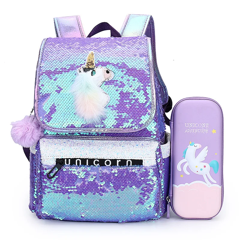 Girls Sequins Unicorn Backpack Children's School Bags Backpack Large Kawaii Schoolbags Kids Back Pack Mochila Christmas Gifts
Girls Sequins Unicorn Backpack Children's School Bags Backpack Large Kawaii Schoolbags Kids Back Pack Mochila Christmas Gifts