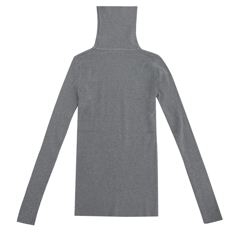 Turtleneck Knitted Women Sweater And Pullovers Long-Sleeved Elastic Slim Lady Elegant Pulls Tops
Turtleneck Knitted Women Sweater And Pullovers Long-Sleeved Elastic Slim Lady Elegant Pulls Tops