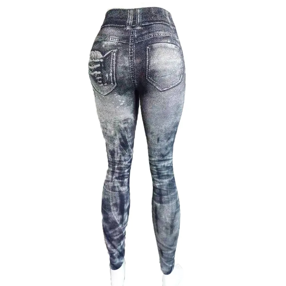 Jogging Sports Legging Lady High Waist Tie Dye Faux Jeans Skinny Yoga Pants Push Up Butt Lift Elastic Sweatpants Legging Jeans
Jogging Sports Legging Lady High Waist Tie Dye Faux Jeans Skinny Yoga Pants Push Up Butt Lift Elastic Sweatpants Legging Jeans