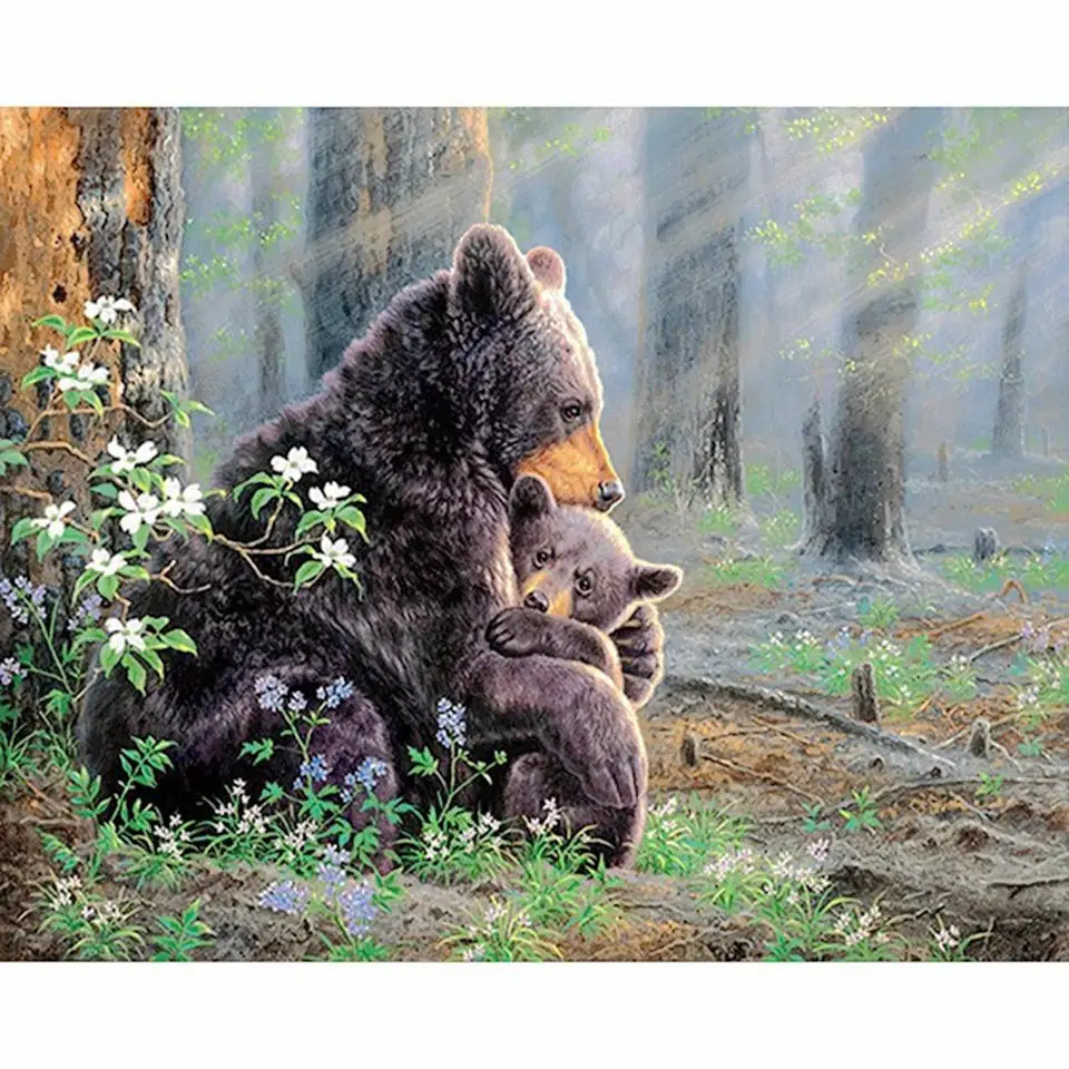5D DIY Embroidered Diamond Painting "Animal Black Bear" Mosaic Full 3D Cross Sticker Kit Room Deco Art, Crafts and Sewing Gifts
5D DIY Embroidered Diamond Painting "Animal Black Bear" Mosaic Full 3D Cross Sticker Kit Room Deco Art, Crafts and Sewing Gifts