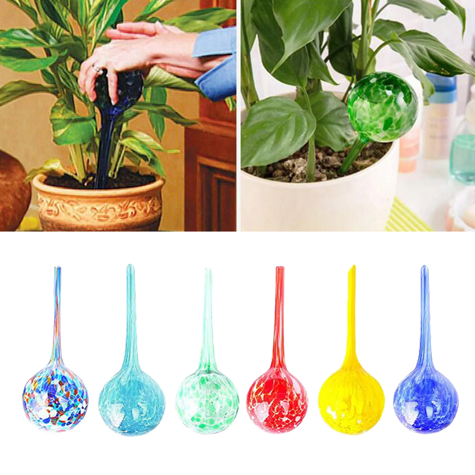 6x Glass Automatic Self Watering Bulbs Drip Irrigation System for Plants & Flower
6x Glass Automatic Self Watering Bulbs Drip Irrigation System for Plants & Flower