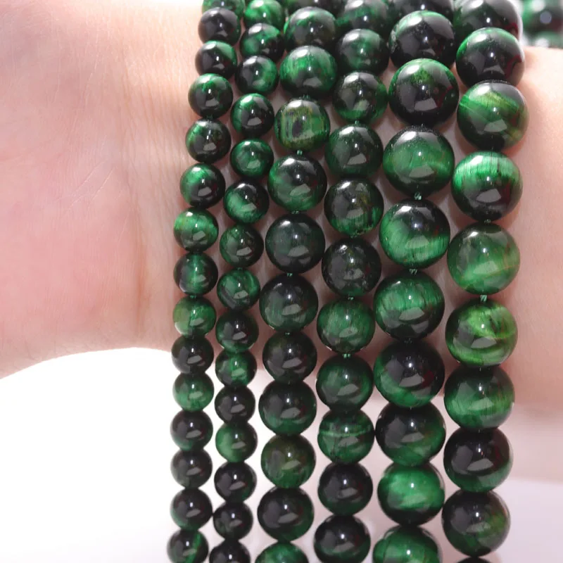 7A Grade Natural Stone Green Tiger Eye Beads 4mm-12mm Beads For Jewelry Making DIY Jewelry Components Accessories For Jewelry
7A Grade Natural Stone Green Tiger Eye Beads 4mm-12mm Beads For Jewelry Making DIY Jewelry Components Accessories For Jewelry