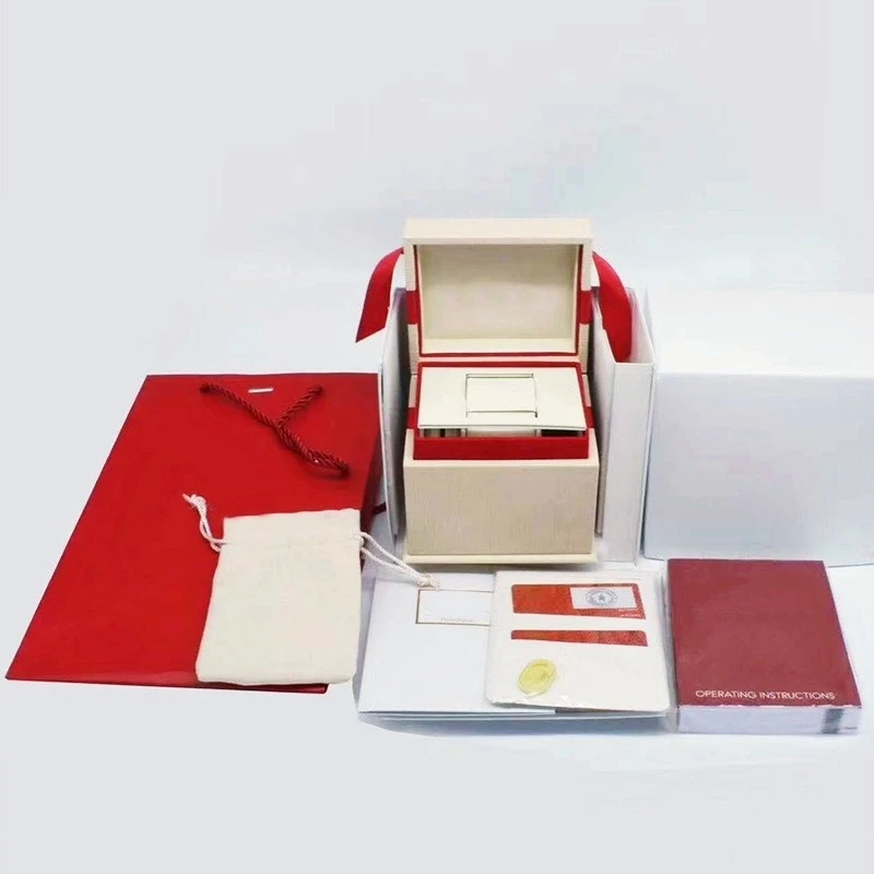 Red Watch Box Booklets Cards with Labels and Documents English Watch Box Original Inner and Outer Men's Watch Box 
Red Watch Box Booklets Cards with Labels and Documents English Watch Box Original Inner and Outer Men's Watch Box