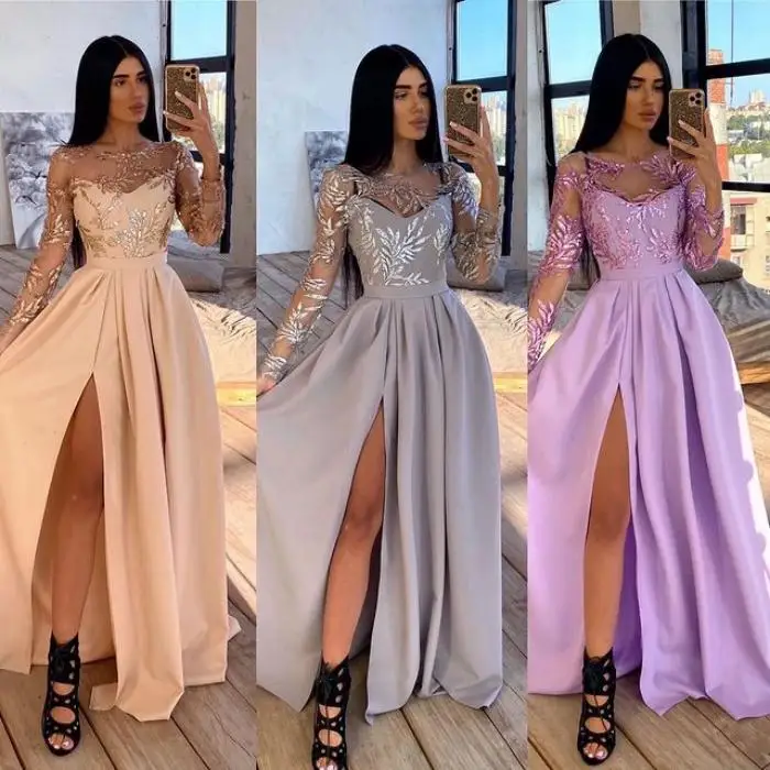 2023 Gold Sequined Dress Long Sleeve Full Skirt Party Evening Bridesmaid Dress Sexy Office Lady Autumn
2023 Gold Sequined Dress Long Sleeve Full Skirt Party Evening Bridesmaid Dress Sexy Office Lady Autumn