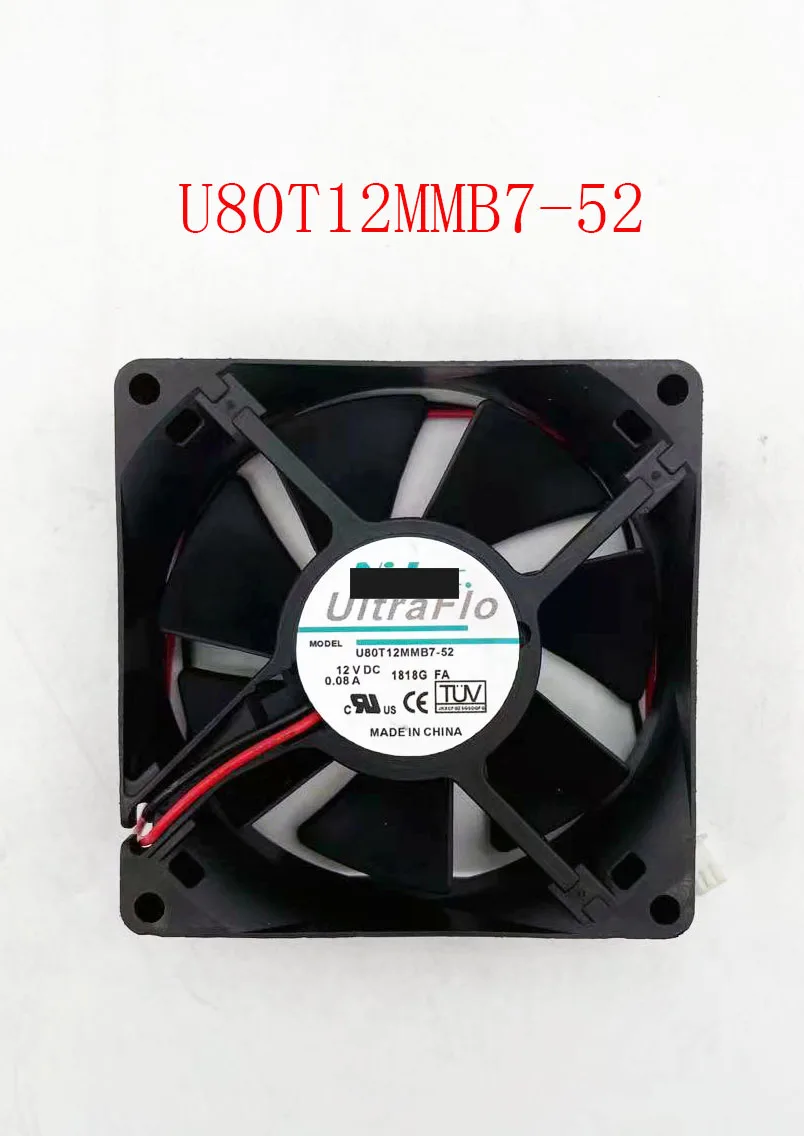 Для Nidec U80T12MMB7-52 DC 12V 0.08A 80x80x25mm вентилятор охлаждения сервера
Для Nidec U80T12MMB7-52 DC 12V 0.08A 80x80x25mm вентилятор охлаждения сервера
