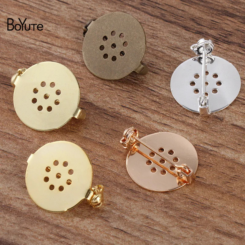 BoYuTe (40 Pieces/Lot) Metal Brass 17MM Flat Base Settings Safety Brooch Base Diy Handmade Jewelry Accessories Wholesale
BoYuTe (40 Pieces/Lot) Metal Brass 17MM Flat Base Settings Safety Brooch Base Diy Handmade Jewelry Accessories Wholesale