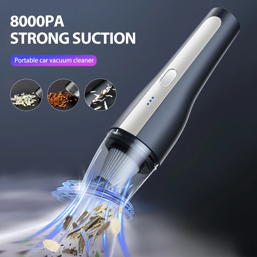 Portable Handheld Car Vacuum Cleaner Wireless Big Power Nozzle for Car Dry Cleaning Electric Sweeper Handheld Vacuum Cleaner
Portable Handheld Car Vacuum Cleaner Wireless Big Power Nozzle for Car Dry Cleaning Electric Sweeper Handheld Vacuum Cleaner