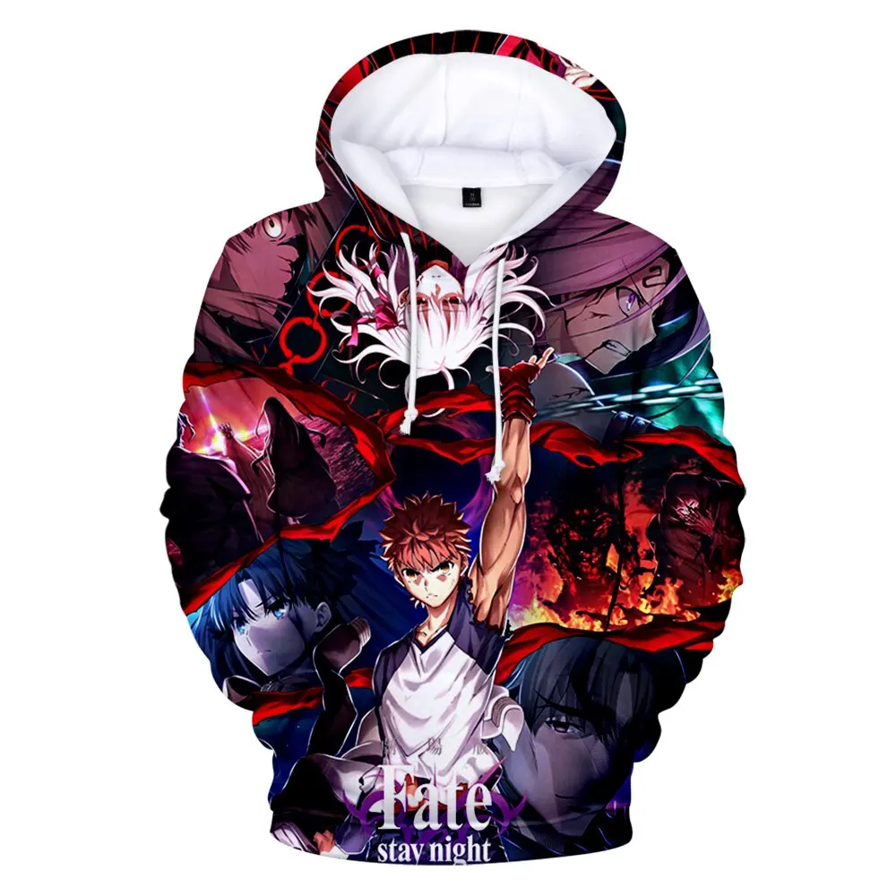 New Hot Sale Anime Fate Stay Night 3D Printed Hoodies Pullovers Men Women Fashion Sweatshirt Streetwear Harajuku Boys Girl Tops
New Hot Sale Anime Fate Stay Night 3D Printed Hoodies Pullovers Men Women Fashion Sweatshirt Streetwear Harajuku Boys Girl Tops