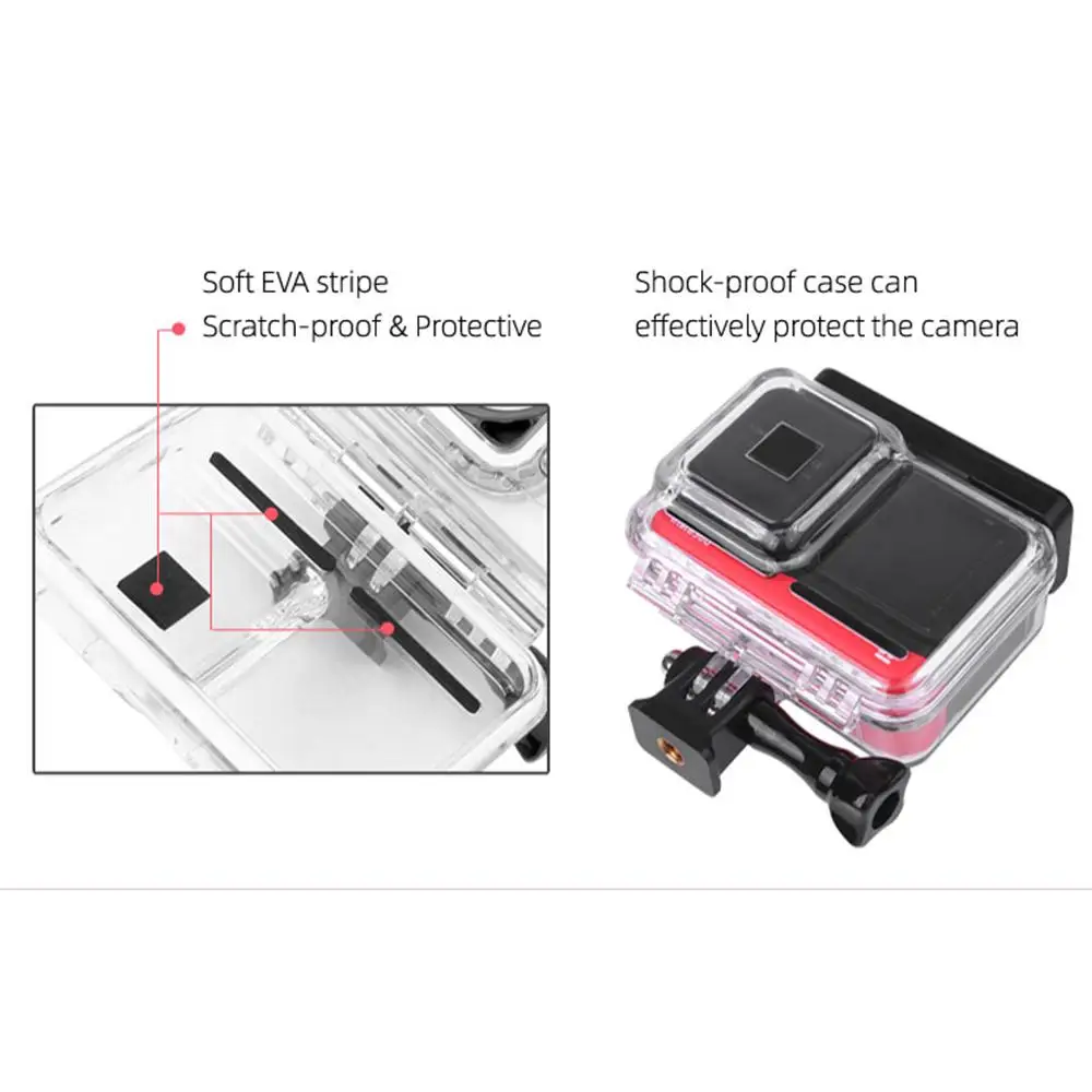 Underwater Protection Housing Dive Case for Insta360 ONE R Waterproof Shell Accessories
Underwater Protection Housing Dive Case for Insta360 ONE R Waterproof Shell Accessories