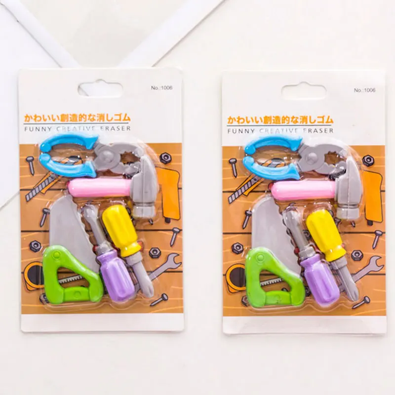 5pcs/lot Repair tool series set Eraser Stationery Shaped Creative kawaii rubber eraser School Supplies learning office supplies
5pcs/lot Repair tool series set Eraser Stationery Shaped Creative kawaii rubber eraser School Supplies learning office supplies