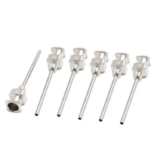 Stainless Steel Luer Lock Industrial Liquid Dispensing Needle Tip, 16 Gauge, 0.89mm ID x 1.43mm OD, 1" Length (Pack of 6)
Stainless Steel Luer Lock Industrial Liquid Dispensing Needle Tip, 16 Gauge, 0.89mm ID x 1.43mm OD, 1" Length (Pack of 6)