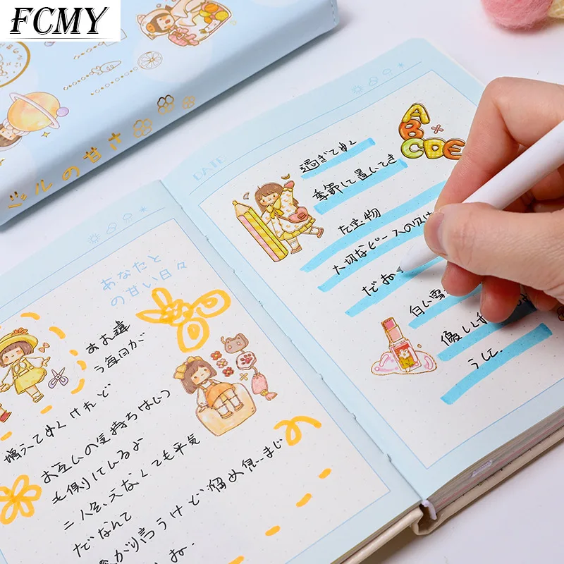 Color Inside Page Notebook Cartoon Creative Hardcover Diary Books Weekly Planner Handbook Scrapbook Beautiful Gift travelers
Color Inside Page Notebook Cartoon Creative Hardcover Diary Books Weekly Planner Handbook Scrapbook Beautiful Gift travelers