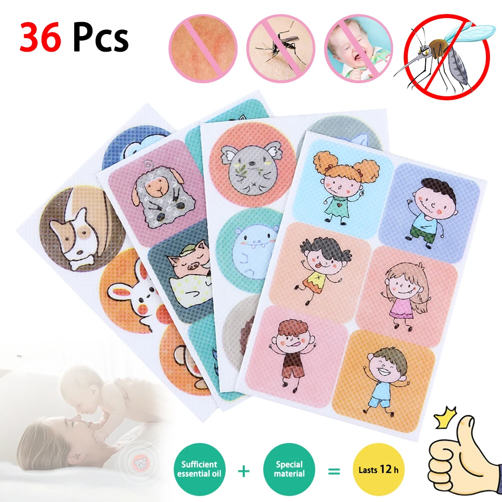 36pcs Mosquito Repellent Patches Stickers Non Toxic Pure Essential Oil Keep Insects Far Away Camping Travel
36pcs Mosquito Repellent Patches Stickers Non Toxic Pure Essential Oil Keep Insects Far Away Camping Travel