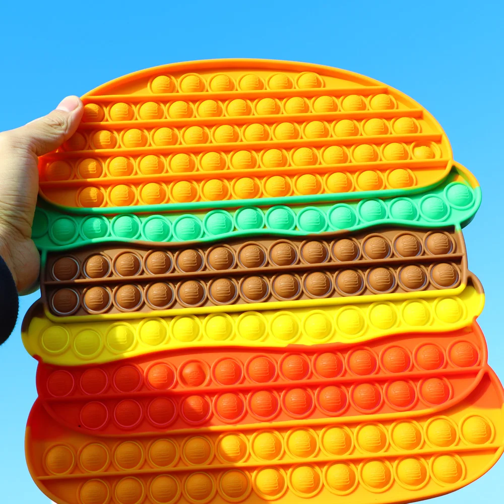 Hamburger Giant Pop Its 20-42cm Big Fidget Toys Antistress Huge Push Down Game Figet Toy Pop Large Simpl Dimmer for Child Gift
Hamburger Giant Pop Its 20-42cm Big Fidget Toys Antistress Huge Push Down Game Figet Toy Pop Large Simpl Dimmer for Child Gift
