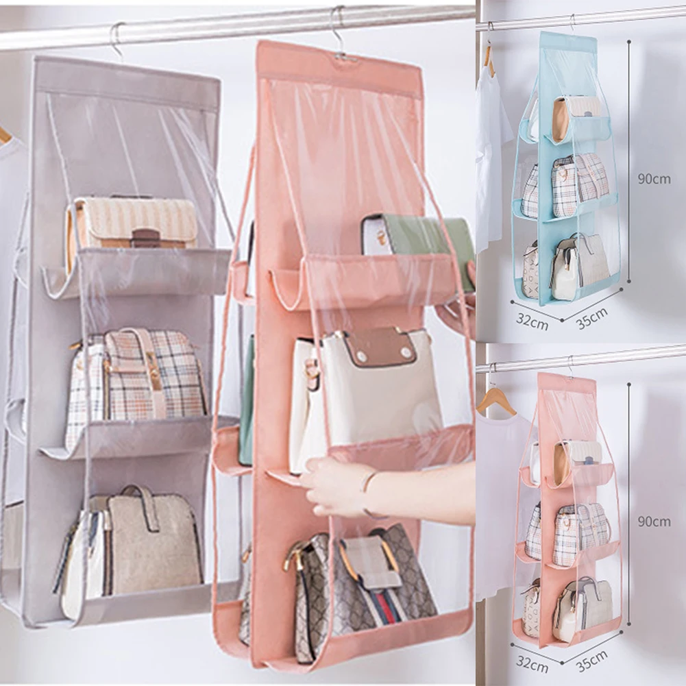 6 Pockets Hanging Closet Organizer Clear Foldable Foldable Reusable Shopping Market Bags Oxford Cloth Storage Bag
6 Pockets Hanging Closet Organizer Clear Foldable Foldable Reusable Shopping Market Bags Oxford Cloth Storage Bag