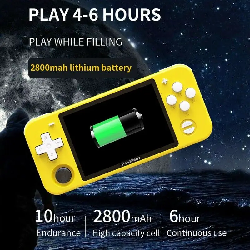 Mini Portable RGB10 Retro Handheld Game Console 480*320PX 3.5" Full-View IPS Screen Open Source 128/256/400G Version 2800mAh
Mini Portable RGB10 Retro Handheld Game Console 480*320PX 3.5" Full-View IPS Screen Open Source 128/256/400G Version 2800mAh