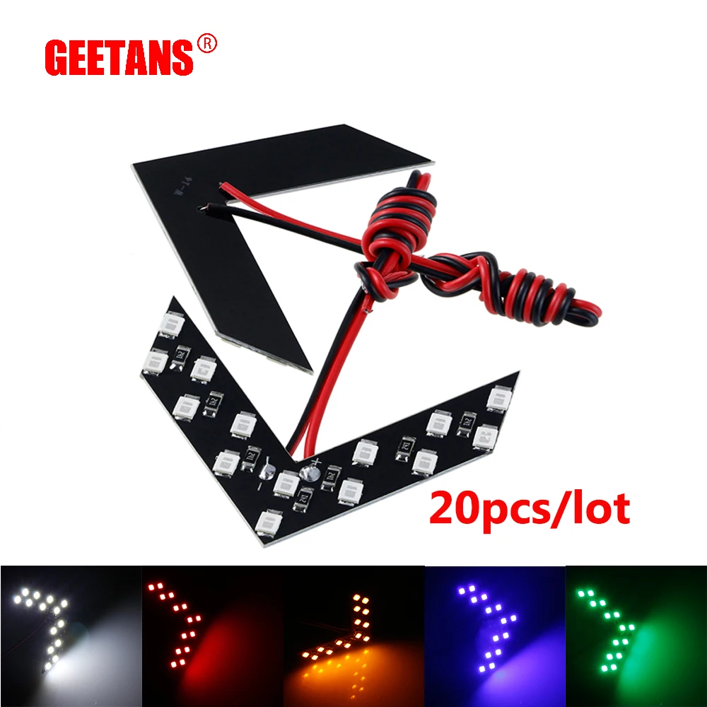20 шт. 14 светодиодный ных панелей GEETANS 3528SMD со стрелками|car panel led light|car ledpanel car |