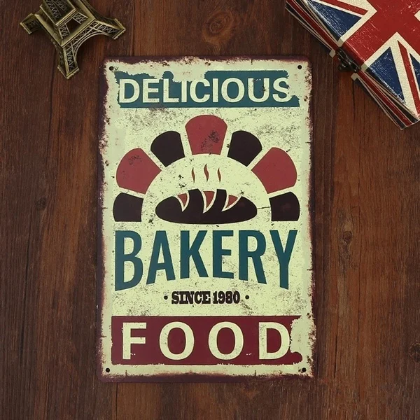 Coffee Bar Decor Design of Mordern Bakery Food Metal Painting Poster Wall Sticker Murals Vintage Tin Sign Decor
Coffee Bar Decor Design of Mordern Bakery Food Metal Painting Poster Wall Sticker Murals Vintage Tin Sign Decor