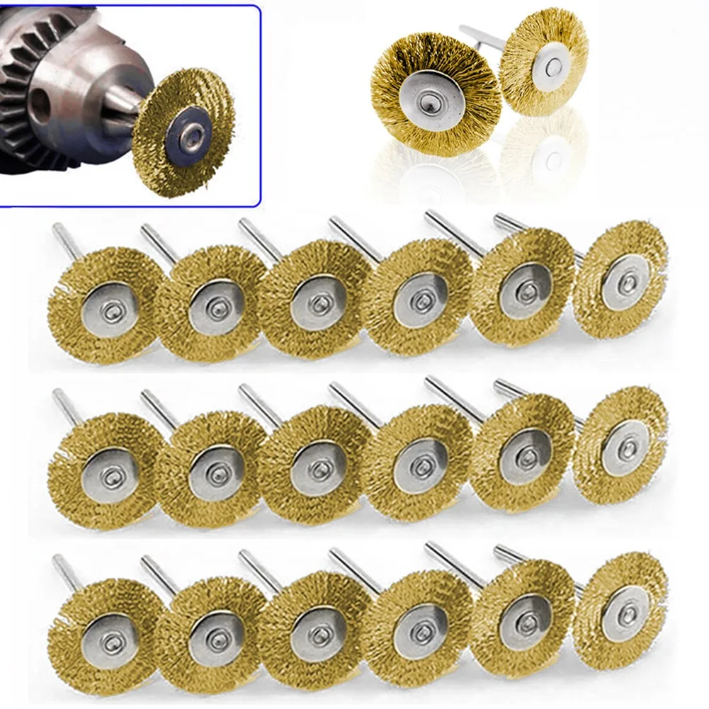 20pcs Wire Brushes 22mm Diameter 3.17mm Mandrel Diameter For Drill Grinder Polishing Set
20pcs Wire Brushes 22mm Diameter 3.17mm Mandrel Diameter For Drill Grinder Polishing Set